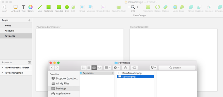 Example of use of the forward slash in Sketch Example of use of the forward slash in Sketch